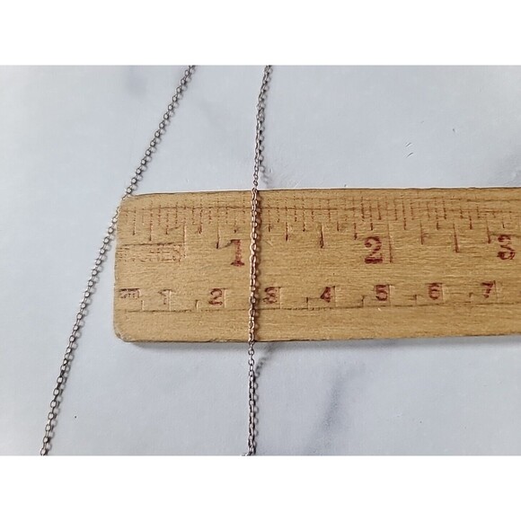 925 CZ Cross Pendant Necklace Vintage - Picture 10 of 10